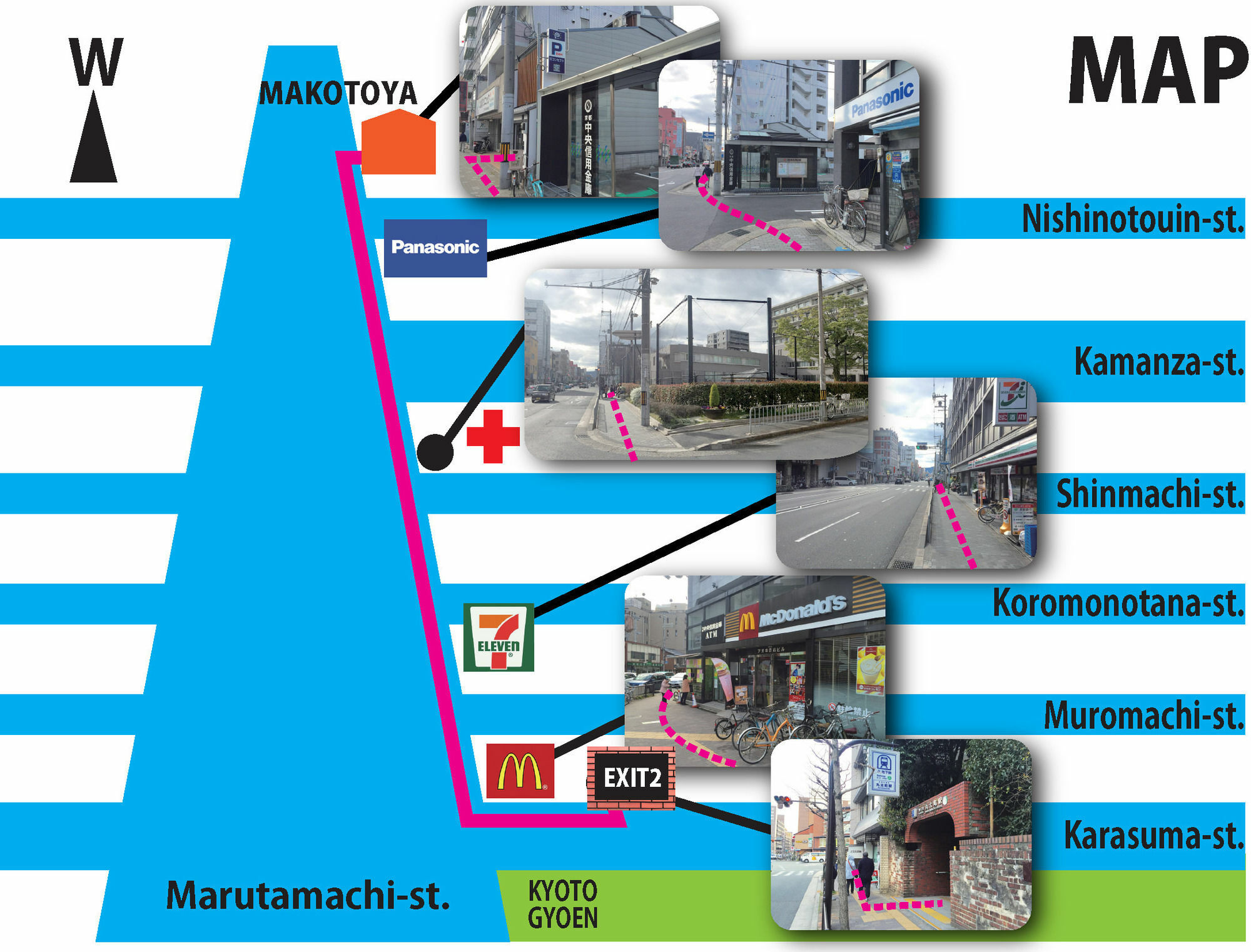 Guest House Makotoya 京都 外观 照片